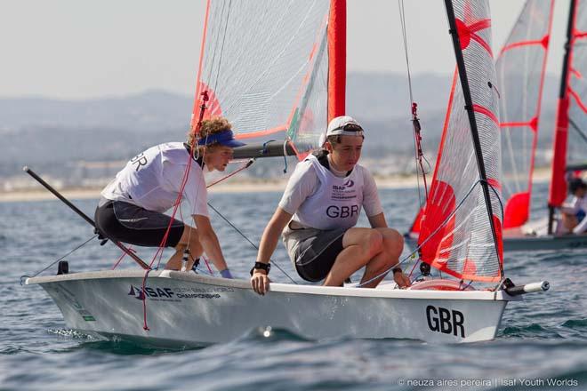 Owen Bowerman and Morgan Peach, 29er - 2014 ISAF Youth Sailing World Championships ©  Neuza Aires Pereira | ISAF Youth Worlds